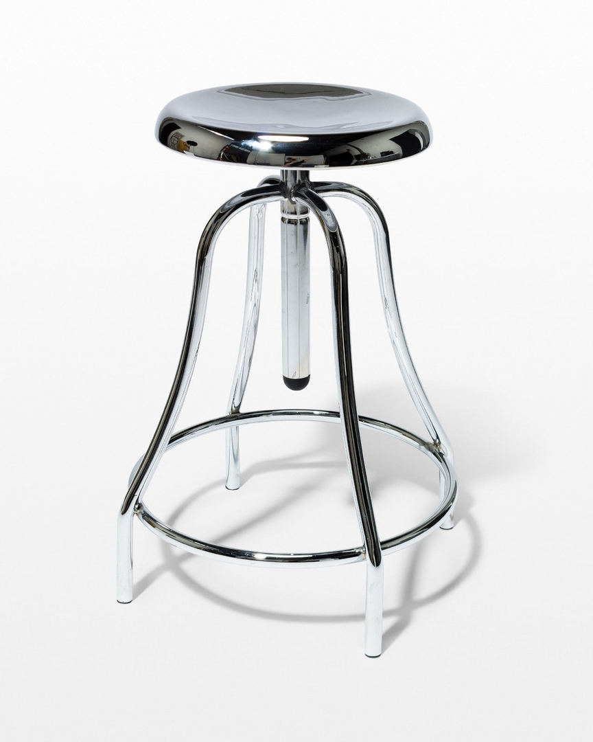 Coach Chrome Adjustable Stool
