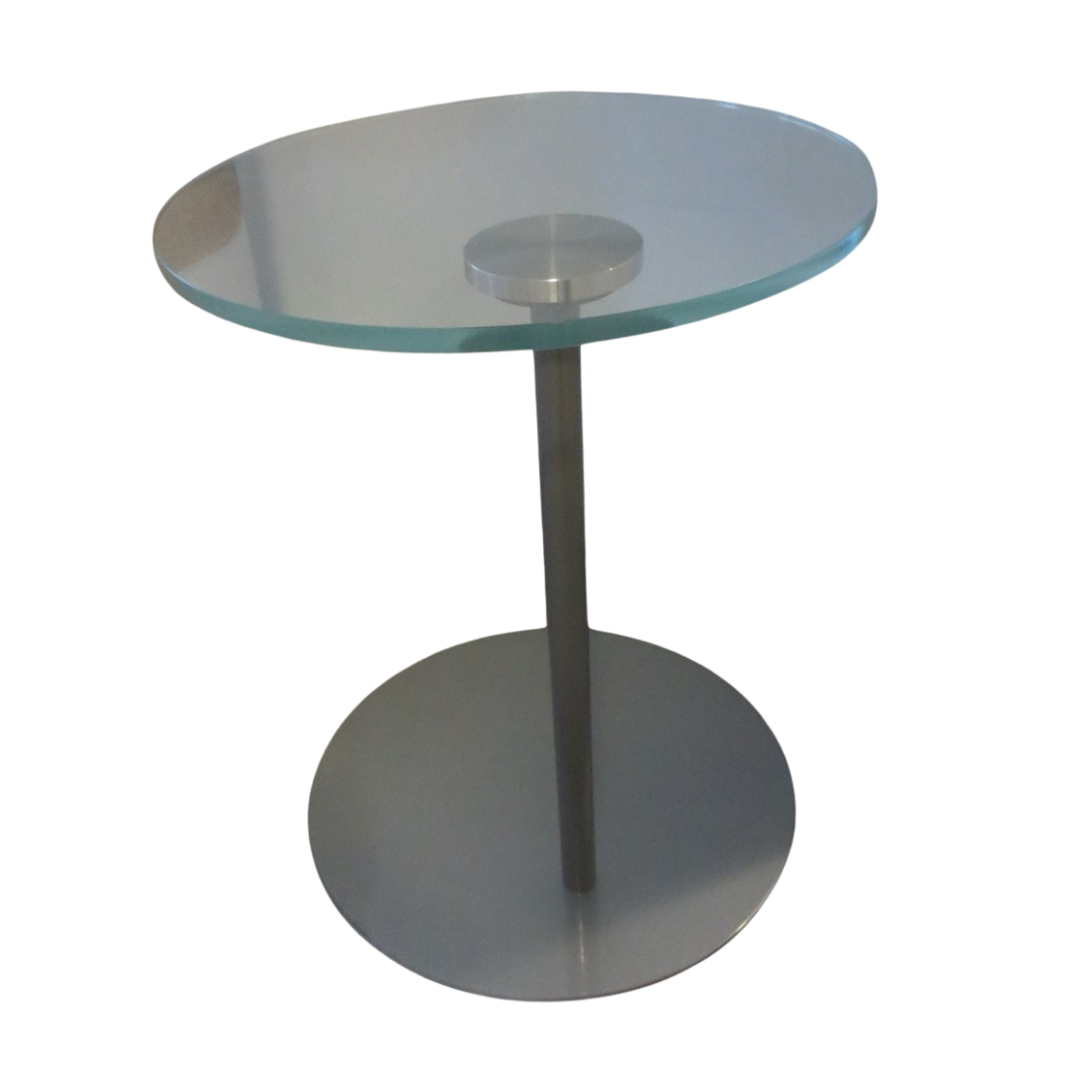 Coalesse Await Glass Side Table (Noticeable Wear)