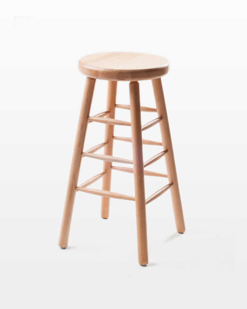 Blond Rung Stool