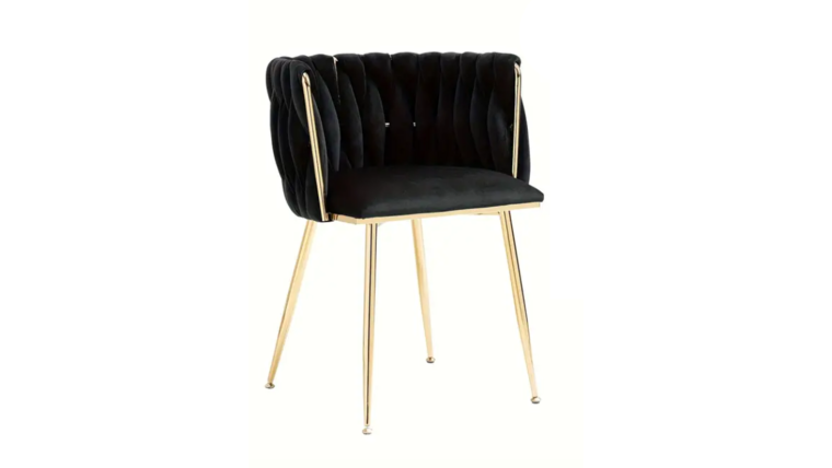 Velvet Chair - Black