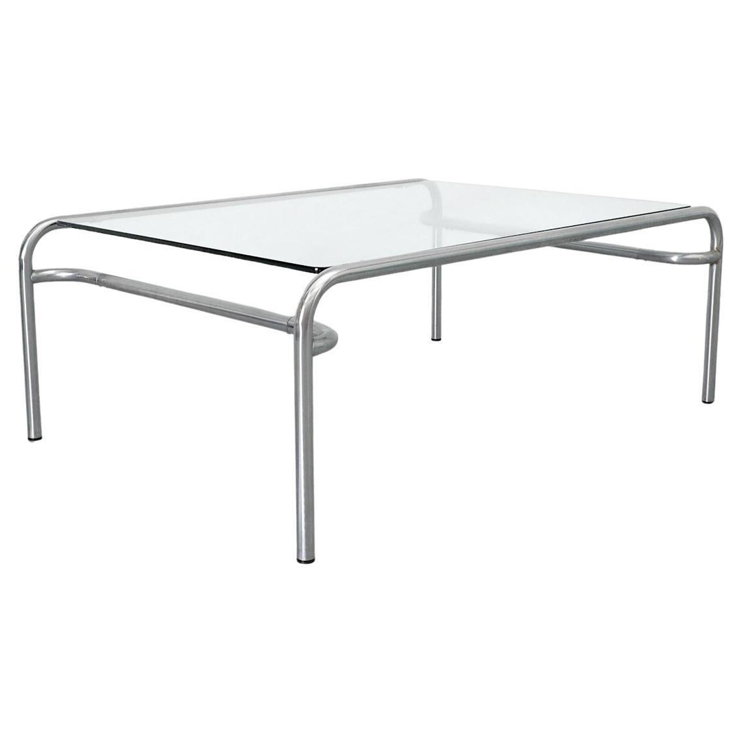 Walter Antonis TE41 Tubular Chrome Coffee Table for ’t Spectrum, 1974