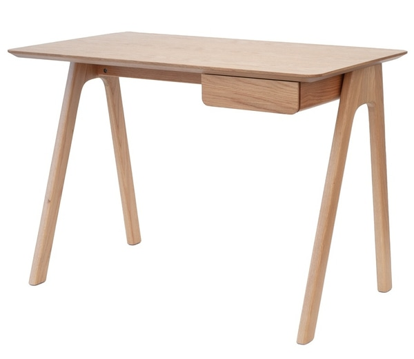 Desk: Ash wood top and frame,