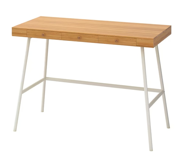 Desk - small bamboo top