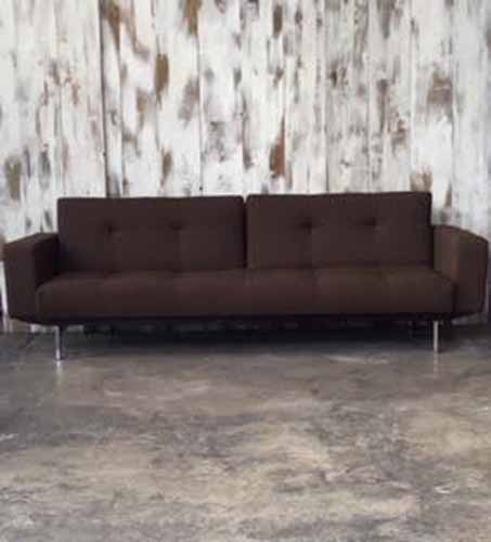 Brown Linen Couch