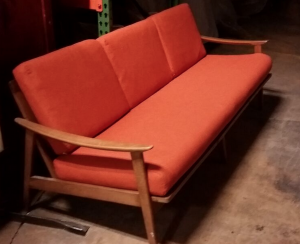 Vintage Orange 1960’s Couch