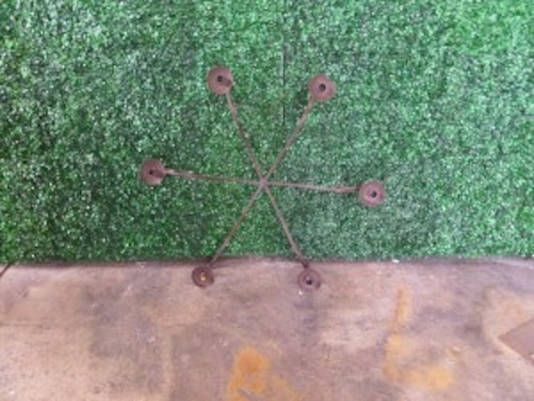 Iron Candle Holder