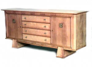 French Mid-Century Sycamore Sideboard