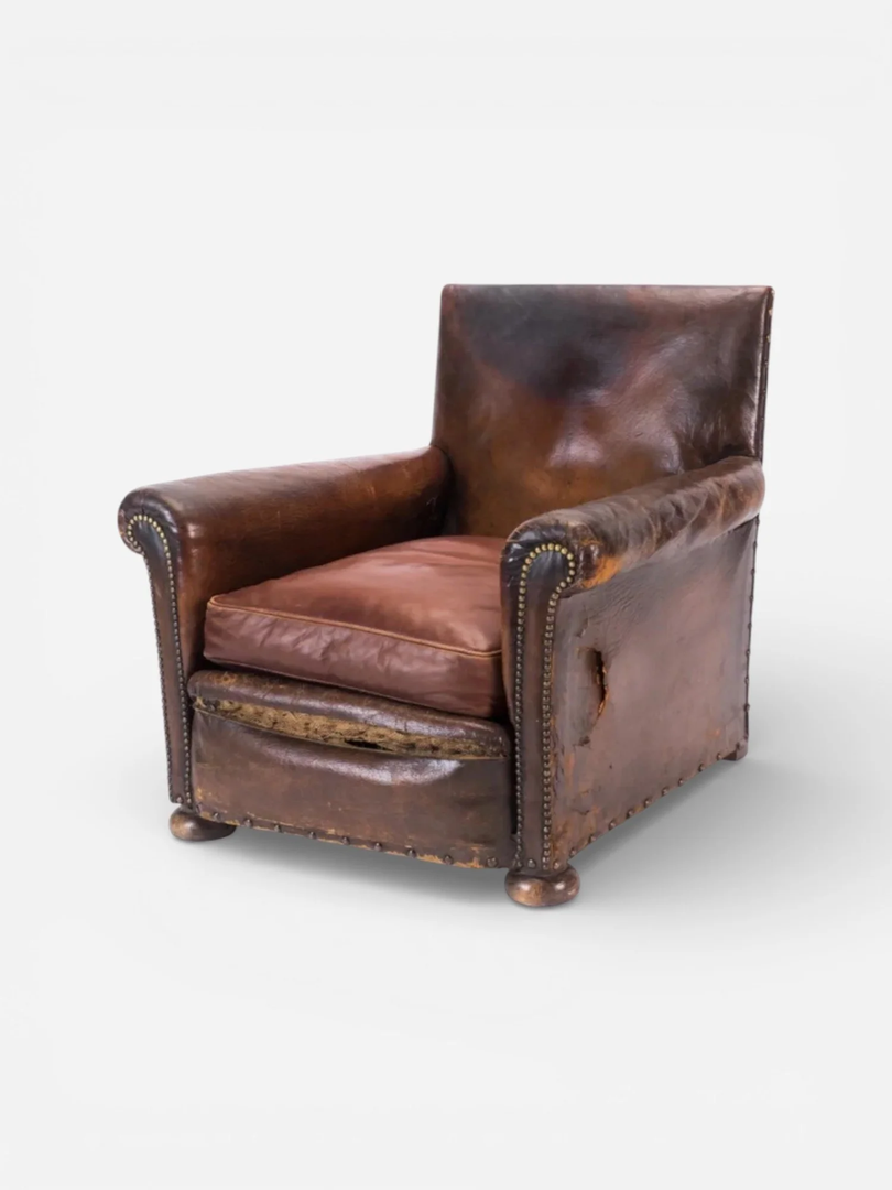 20th CENTURY FRENCH CLUB CHAIR