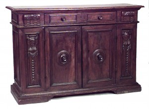 Spanish Renaissance Style Walnut Sideboard