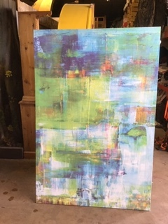 Abstract Squares Painting
