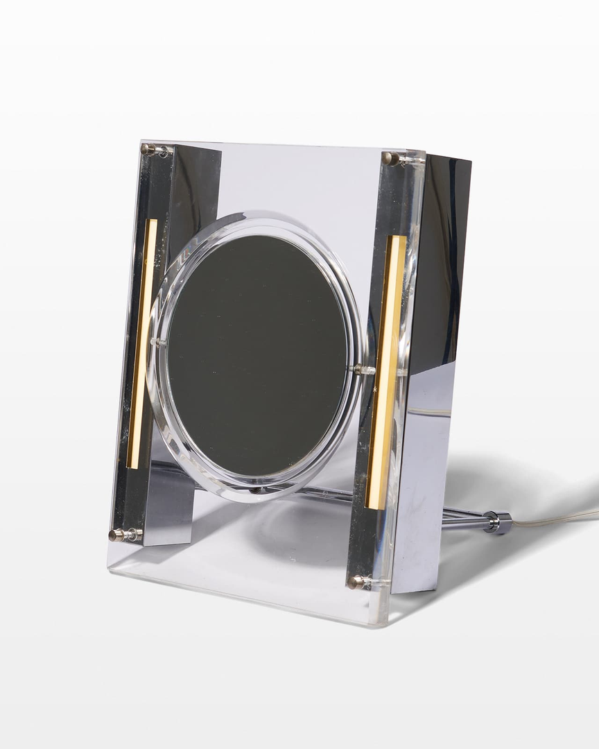Courtney Lighted Tabletop Makeup Mirror