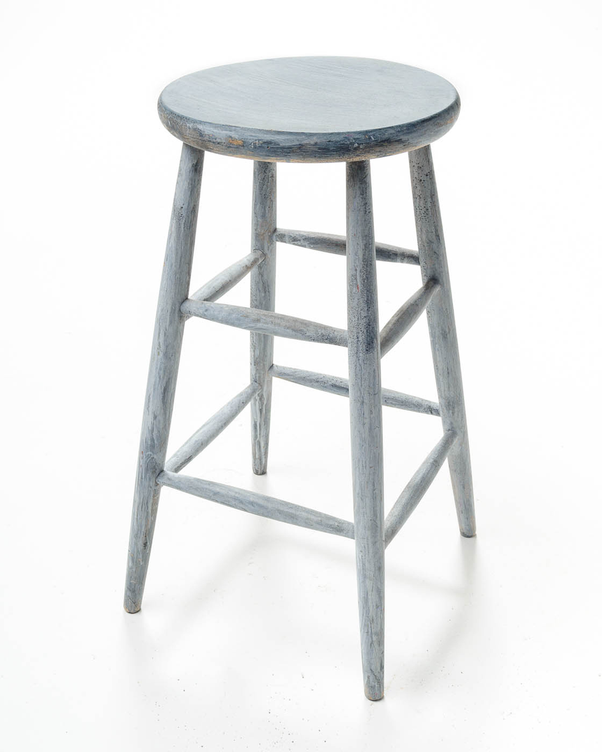 Fisk Gray Wash Stool