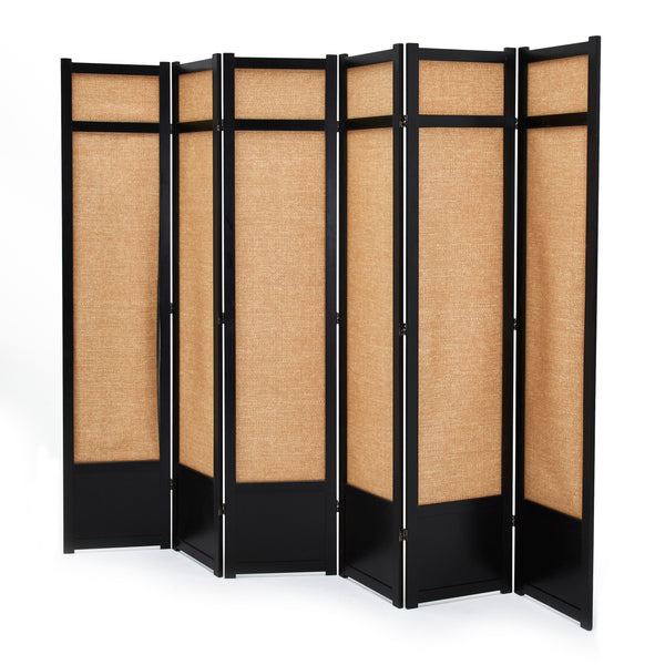Black and Tan Room Divider