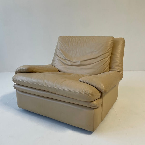 Beige Leather Chair