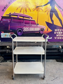 White Utility Cart