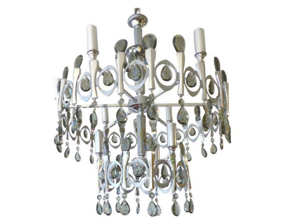 Vintage Gaetano Sciolari Chandelier