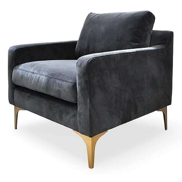 Sofa Chair, black velvet