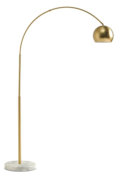 Gold Dome Floor Lamp