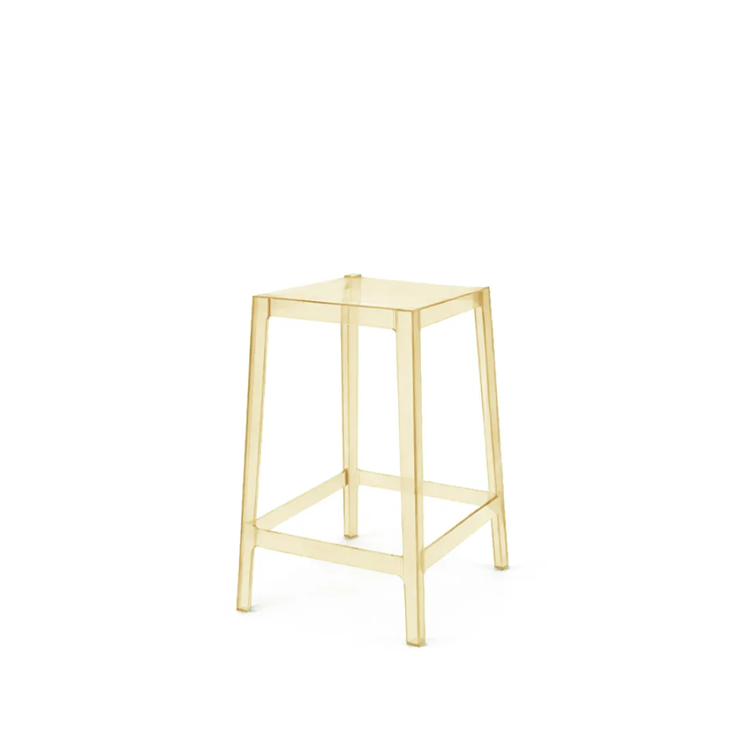 Ghost Barstool Amber (Without Back)