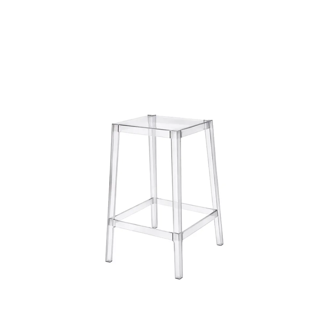 Ghost Barstool Clear (Without Back)