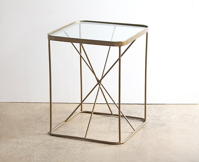 Hourglass End Table