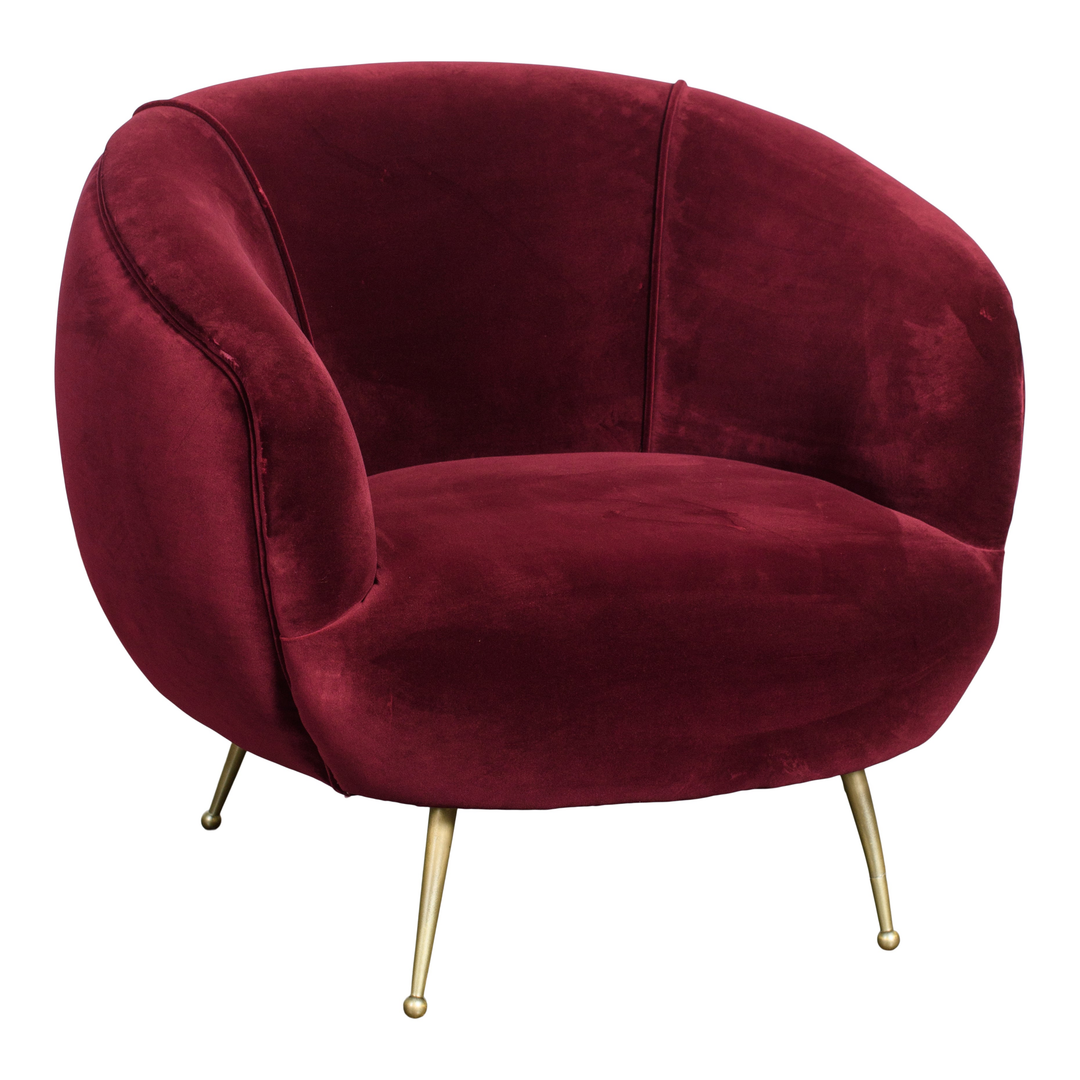 Olivia Burgundy Chair