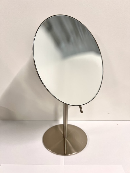 Modern Silver Vanity Mirror