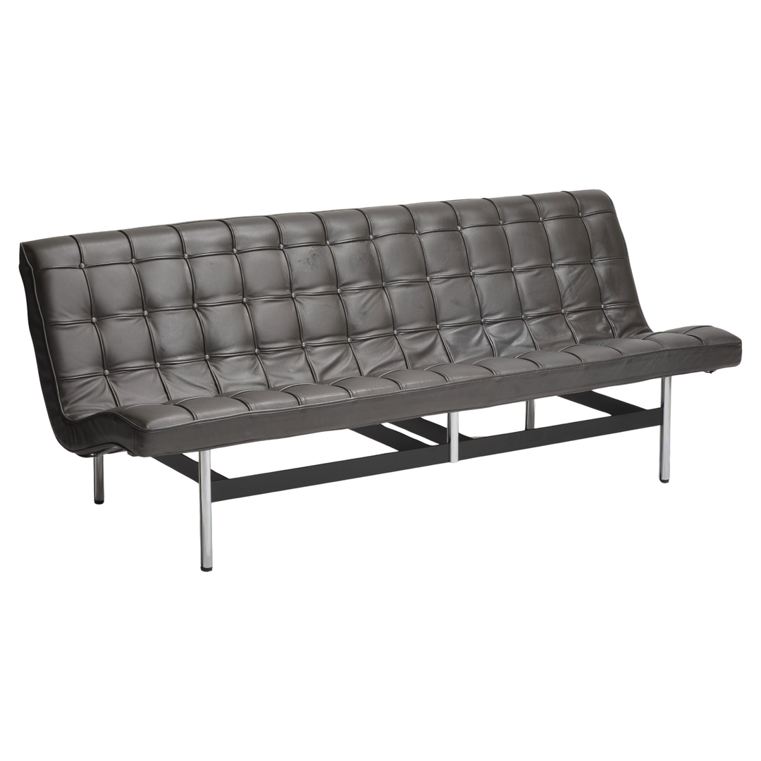 "New York" Charcoal Gray Sofa by Katavolos, Littell & Kelley
