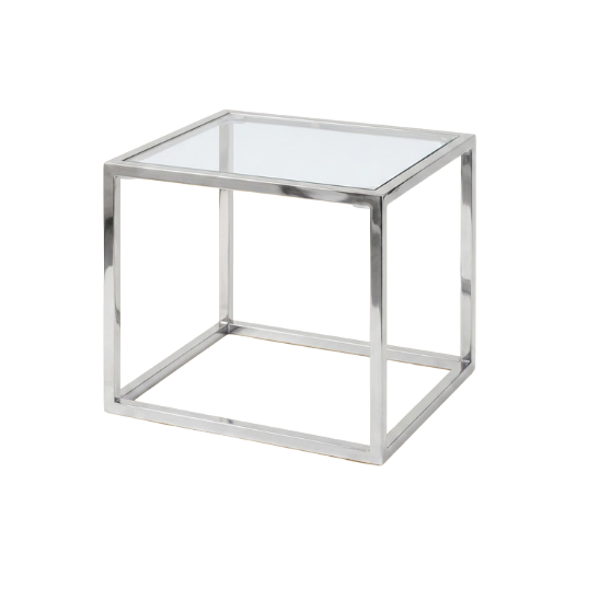 Buck side table – Silver