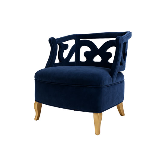 Barok chair – Blue