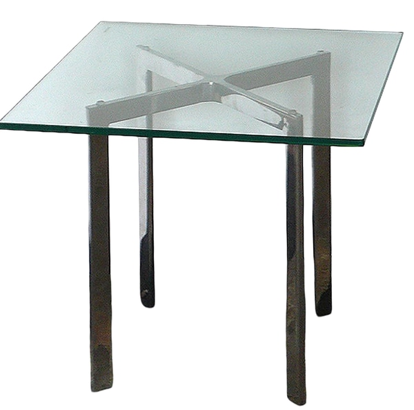 Side Table, Chrome Barcelona "X"