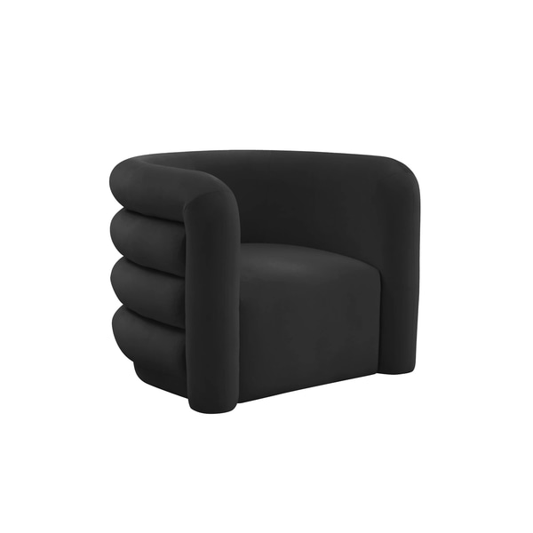 Curves Velvet Lounge Chair