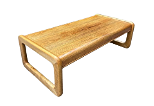 Vintage Postmoern Lou Hodges Style Coffee Table