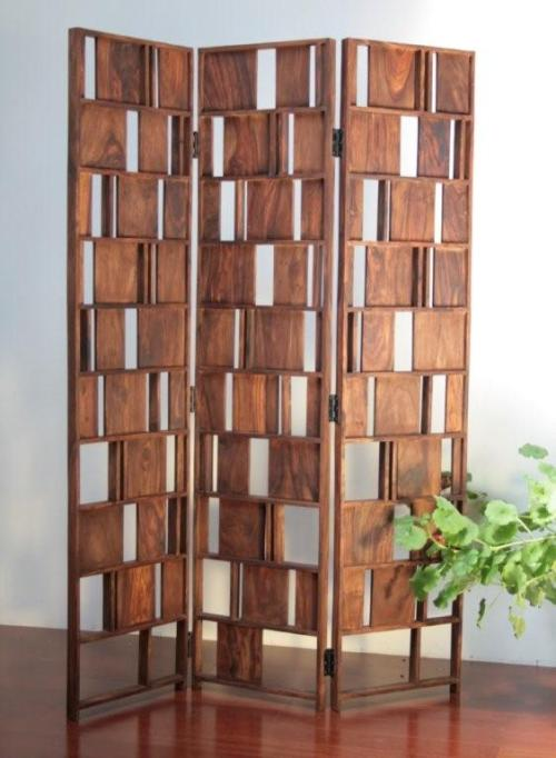 Vintage Louver Wood Screen