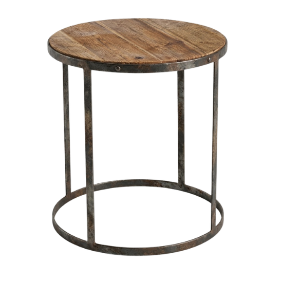 Roba side table – Steel and wood