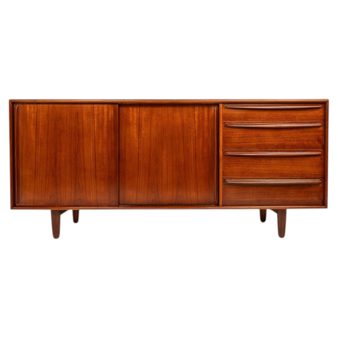 Restored Sideboard in Teak, Svend A. Madsen, Falster Mobelfabrik, Denmark, 1960s