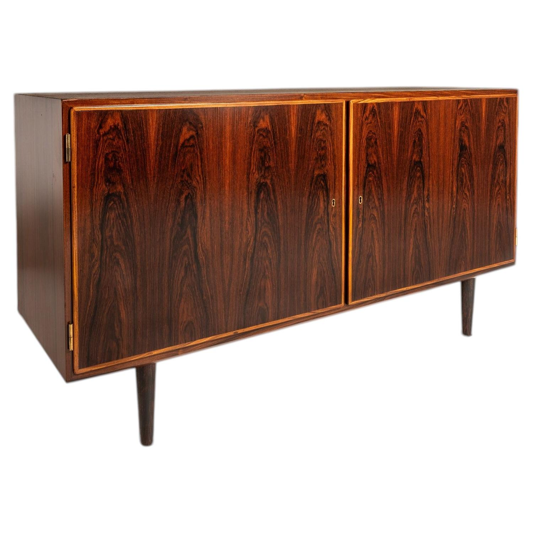 Restored Credenza in Rosewood, Carlo Jensen for Hundevad and Co., Denmark, 1960s