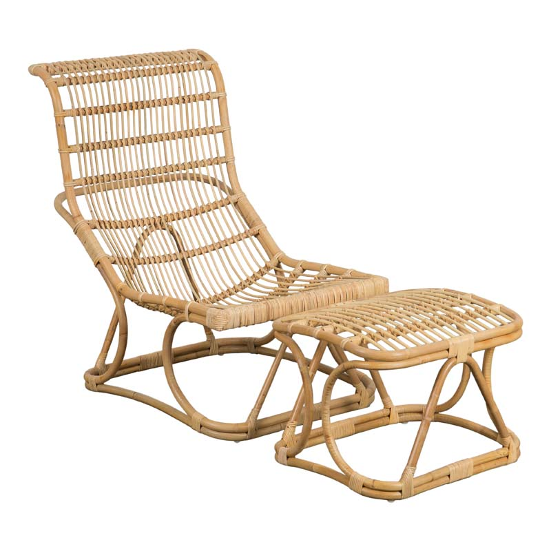 Monarch Lounger + Ottoman