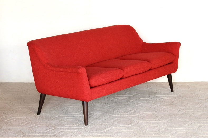Murphy Sofa in Poppy Red