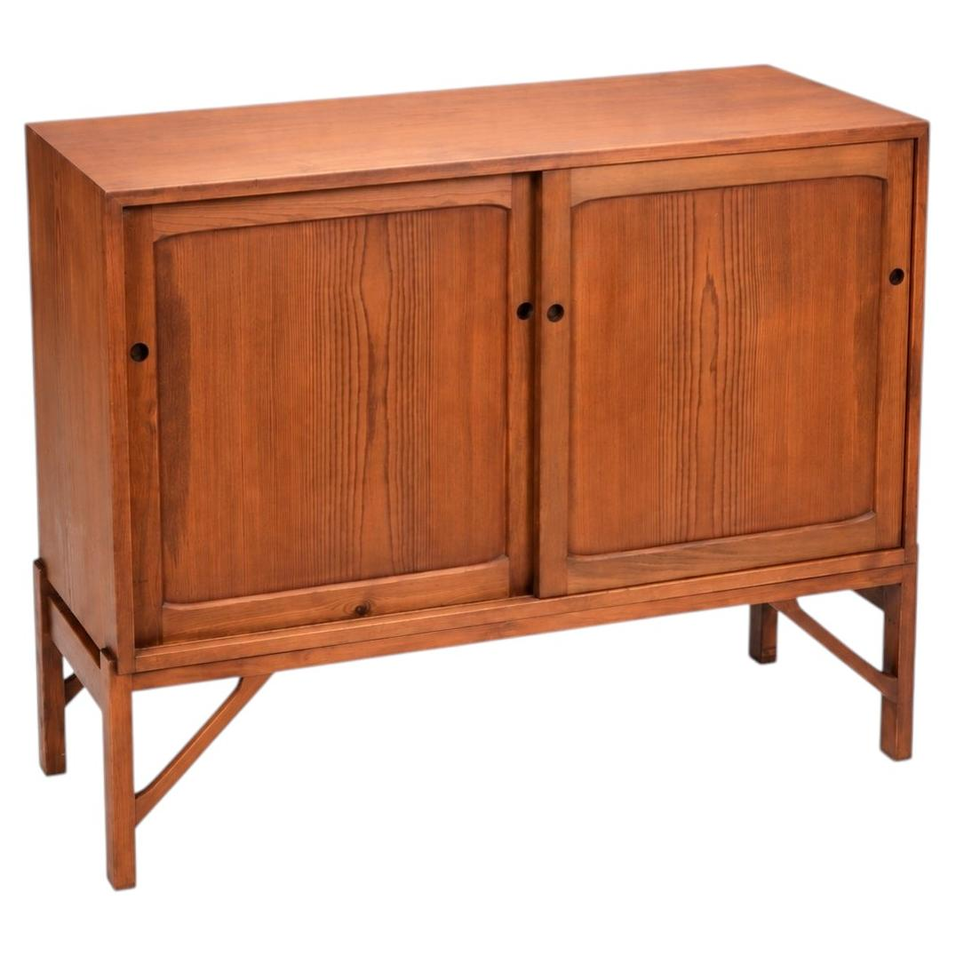 Børge Mogenson Sliding Door Cabinet, 1950's