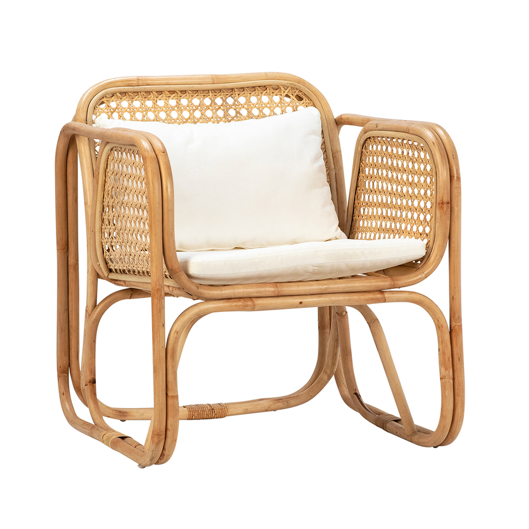Classic Cane & Bamboo Arm Chair