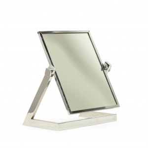 American Mid-Century Chrome Dressing Table / Vanity Mirror
