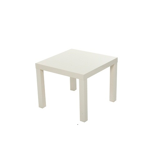 White Lacquer End Table