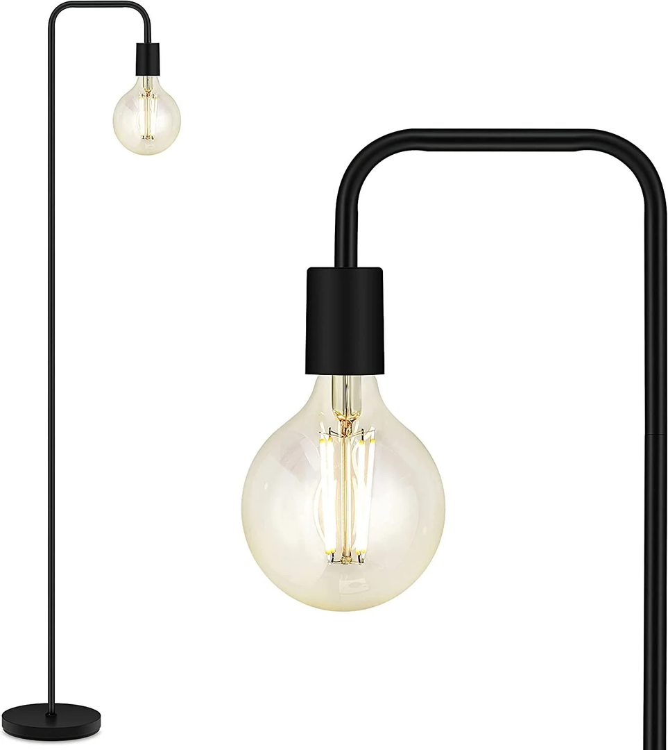 Industrial Floor Lamp, 63 Inch Standing Lamp, E26 Socket, On/Off Footswitch,