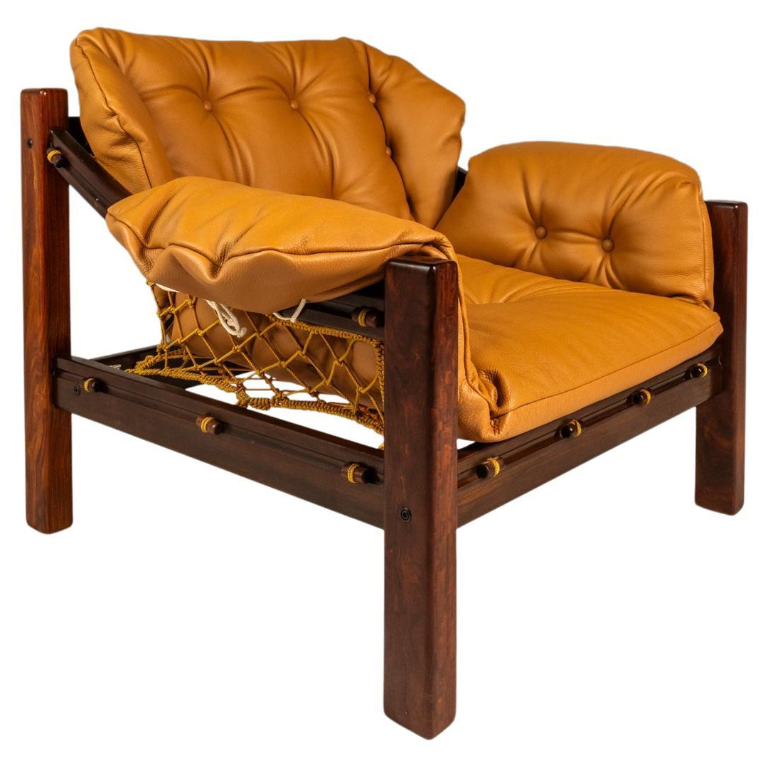'Amazonas' Lounge Chair in Rosewood by Jean Gillon for Italma, Brazil, c. 1970s