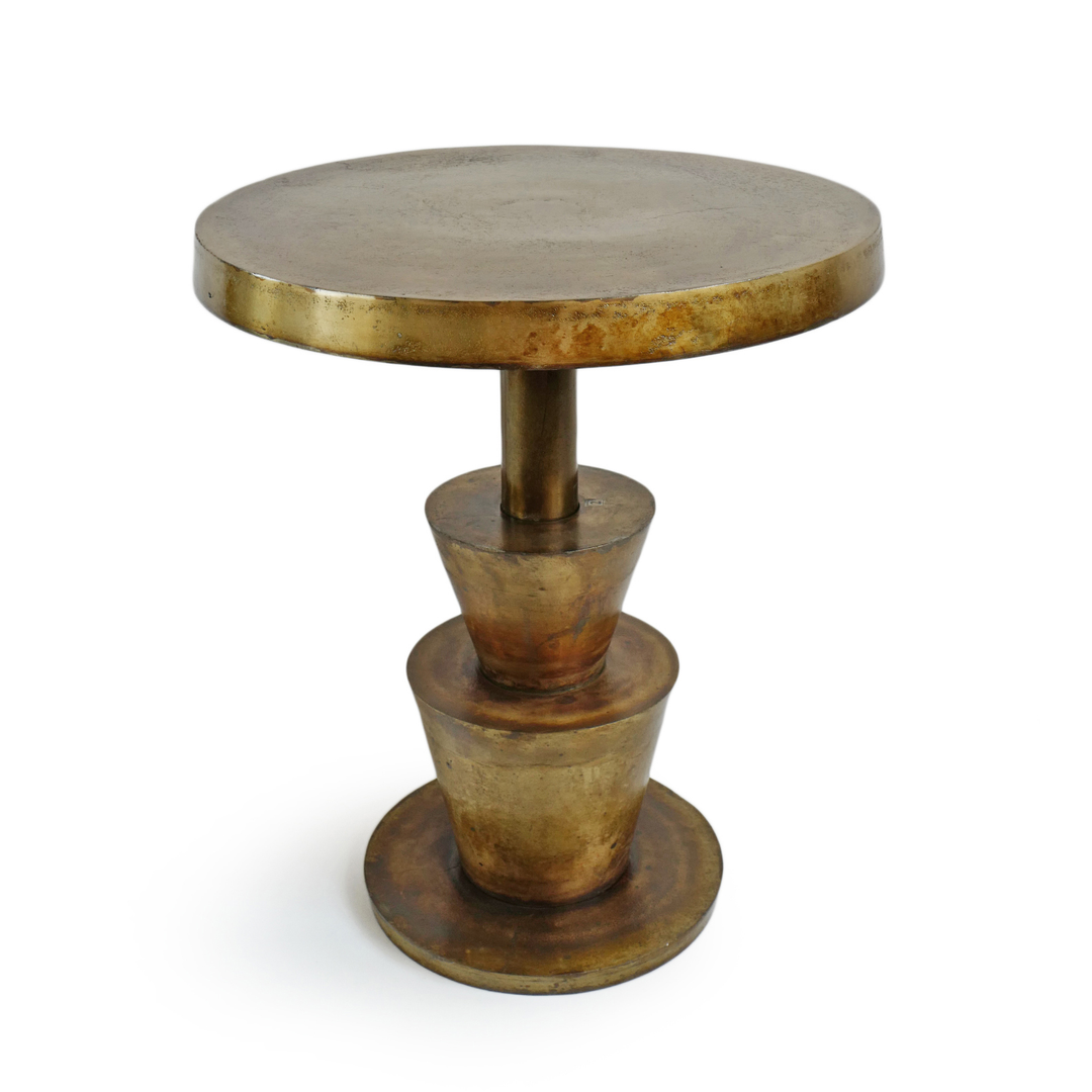 Brass Deco Modern Side Table