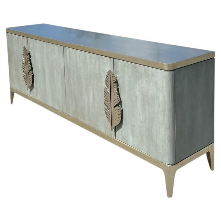 Vintage Caracole Leaf Credenza