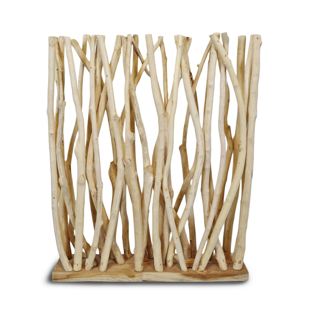 Raw Wood Stick Screen