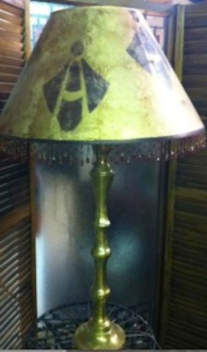 BRASS FLOOR LAMP