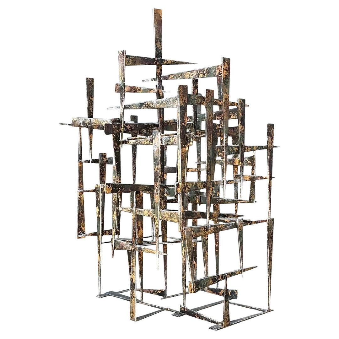Vintage Brutalist Abstract Sculpture